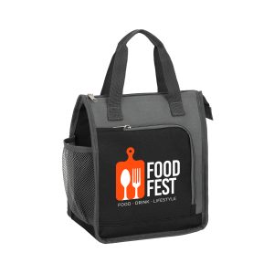 Lunch Time Insulated Cooler Tote Ocean