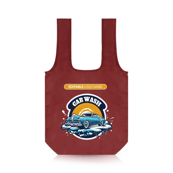 T-Shirt Style Foldable Shopping Tote Bag