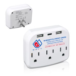 6-In-1 Multi USB Wall Outlet Extender