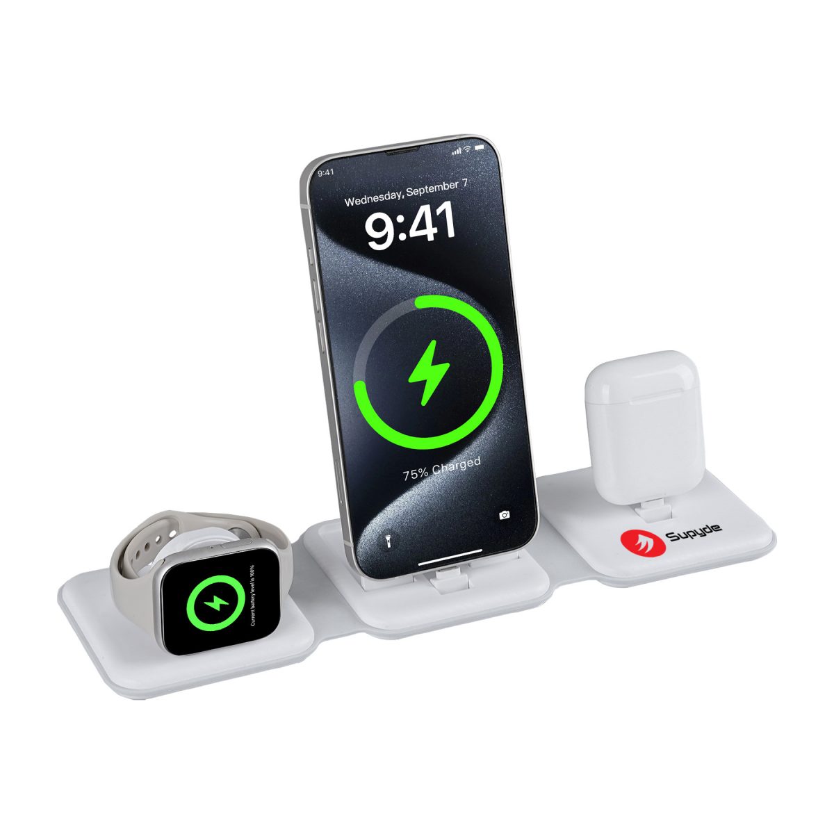 3-in-1 10W Foldable Charging Dock