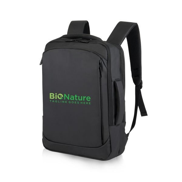 Carry On 3-Way Convertible PU Leather Laptop Backpack