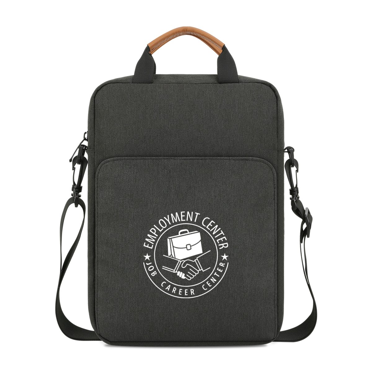 Crossbody Laptop Bag With Leather Handle