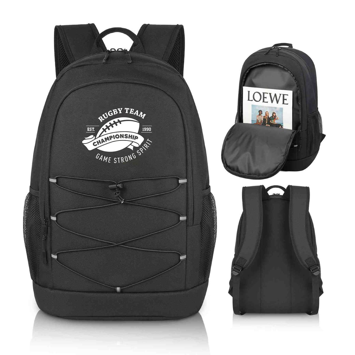 17" Bungee Cord Sports Backpack