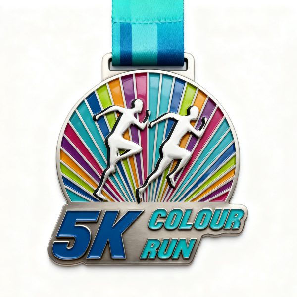 2 1/2" Custom Die-Struck Soft Enamel Single-Sided Medal