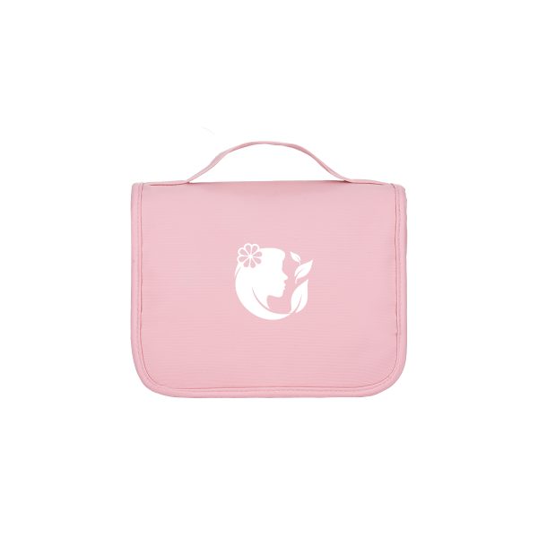 PU Leather Water-Resistant Hanging Toiletry Bag