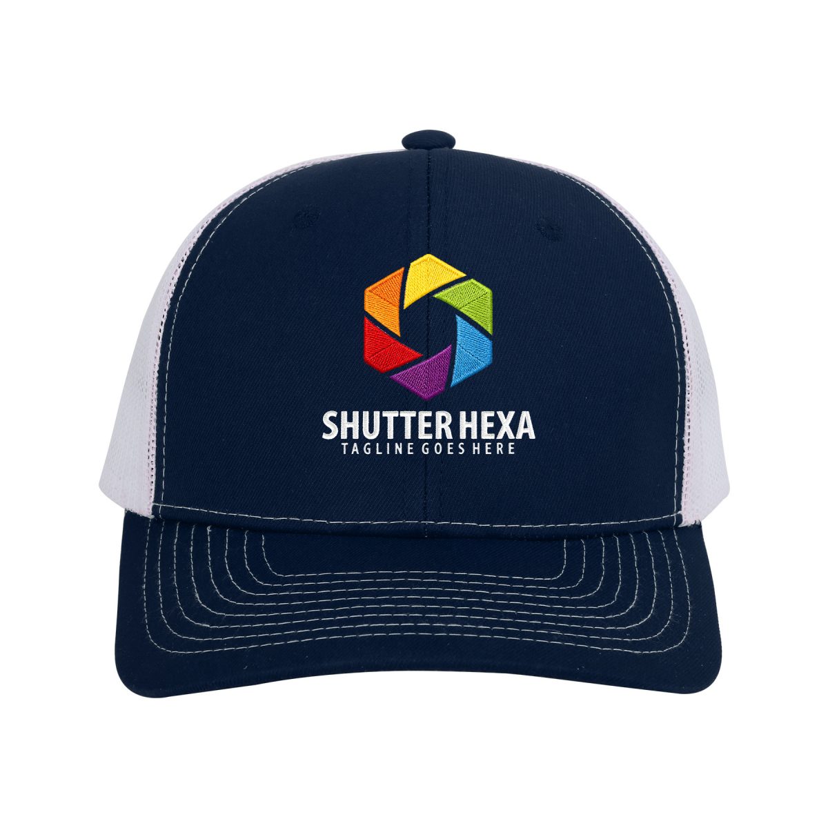 112 Style 6 Panel Snapback Trucker Cap