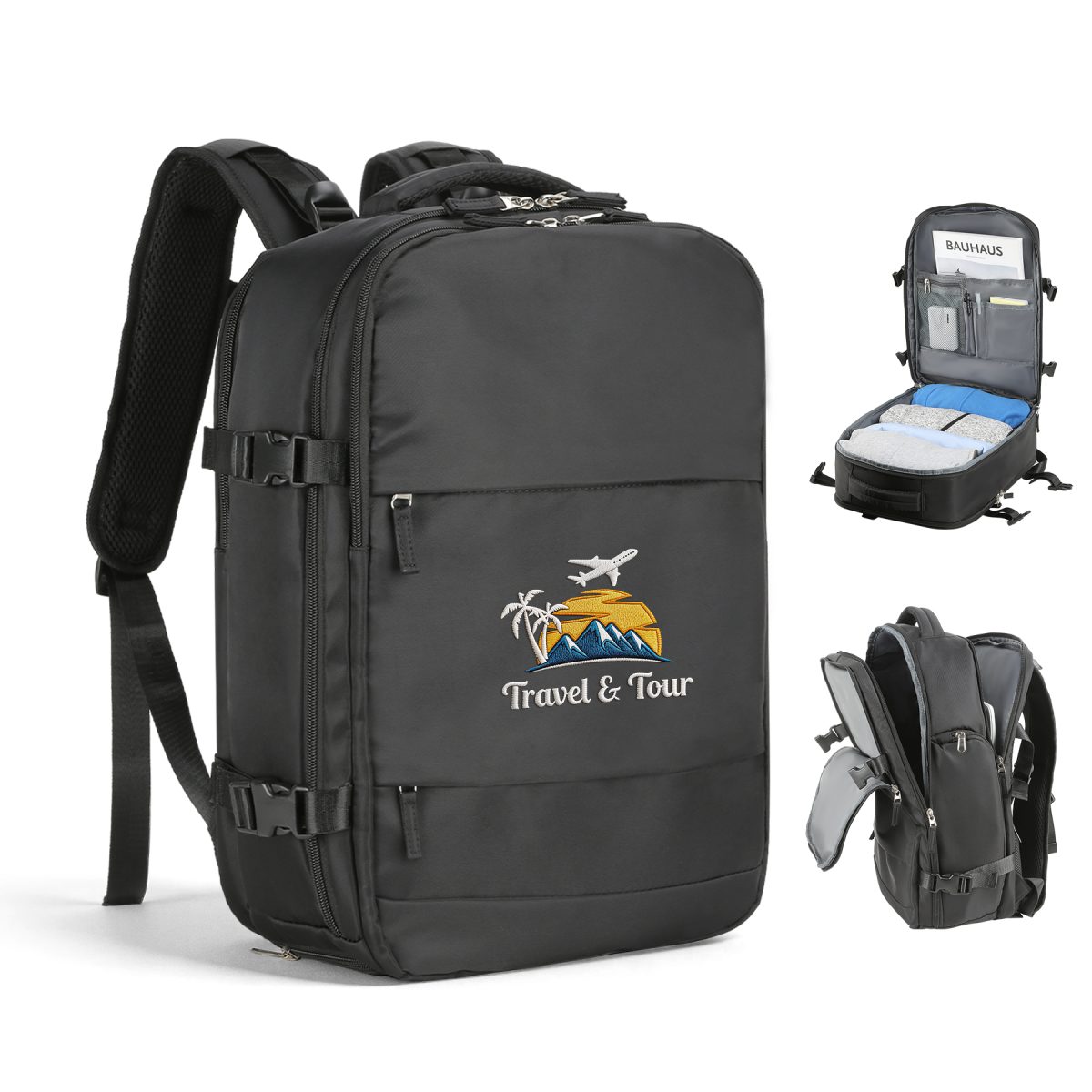 Large Flight Approved Carry On Travel Backpack