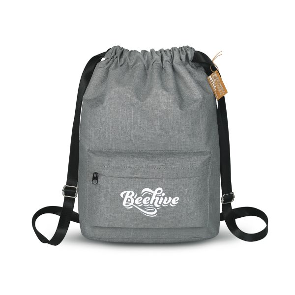 EcoVenture RPET Drawstring Backpack