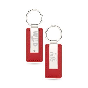 Metal Keychain With PU Leather(Ocean)