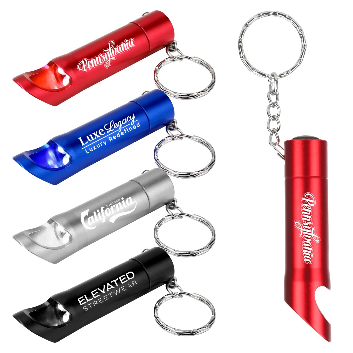 LED Bottle Opener Keychain