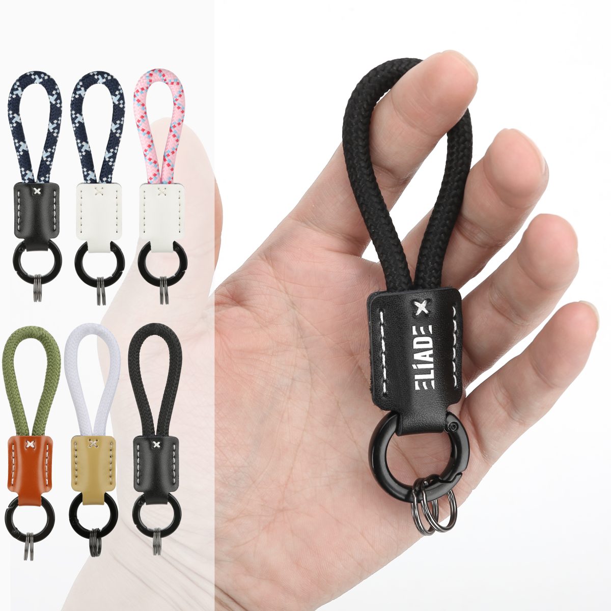 Soft Vegan Leather Keychain