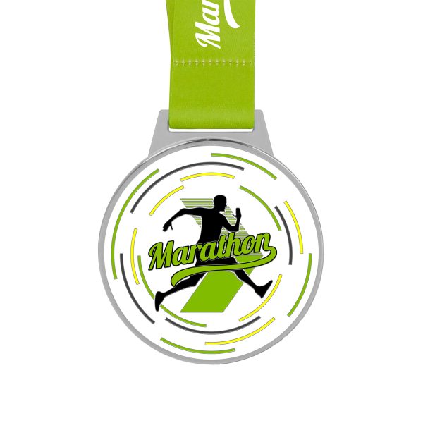 2" Custom Shape Hard Enamel Single Side Medal