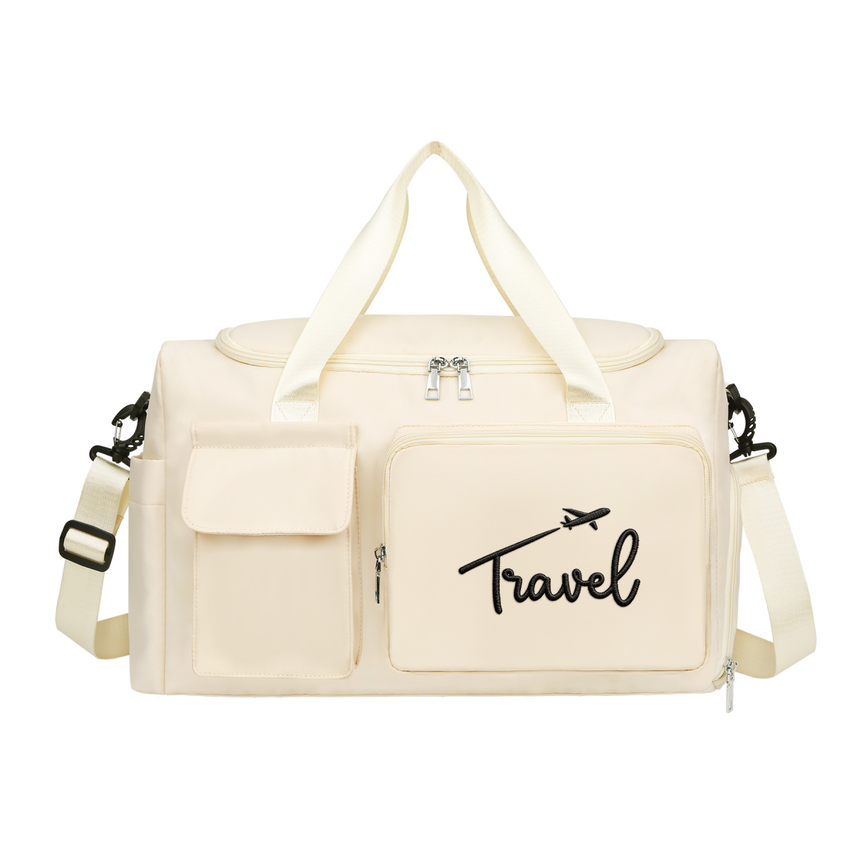 Travel Duffel Bag With Shoes Compartment