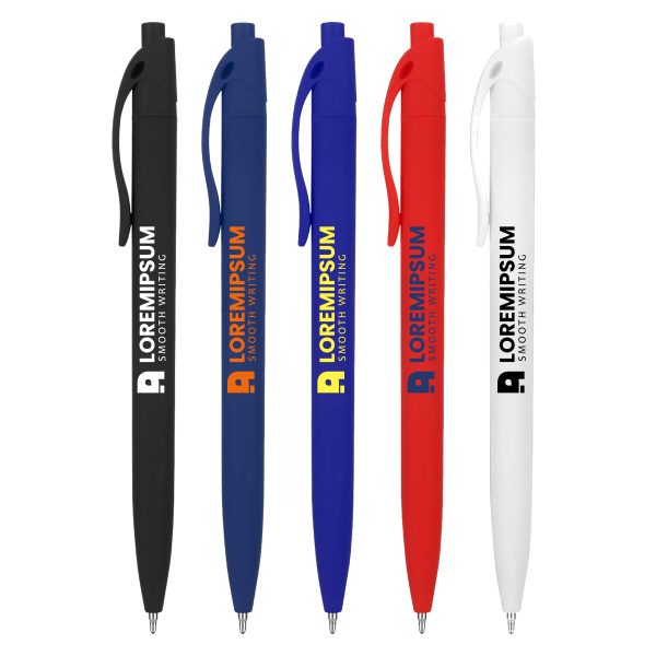 Sleek Write Rubberized Click Pen