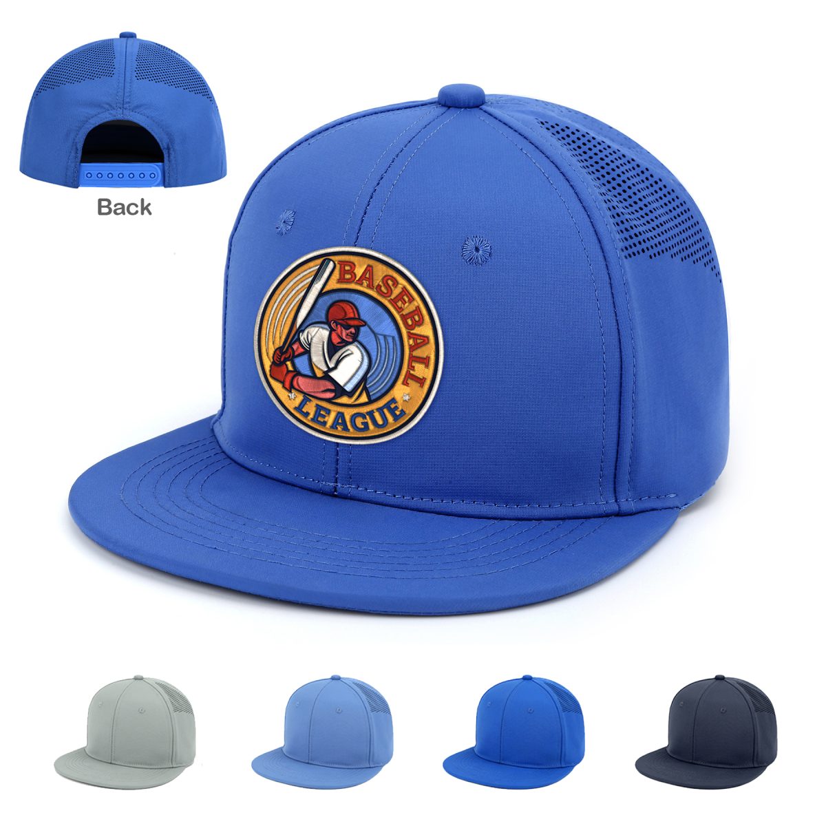 Flat Bill Baseball Cap