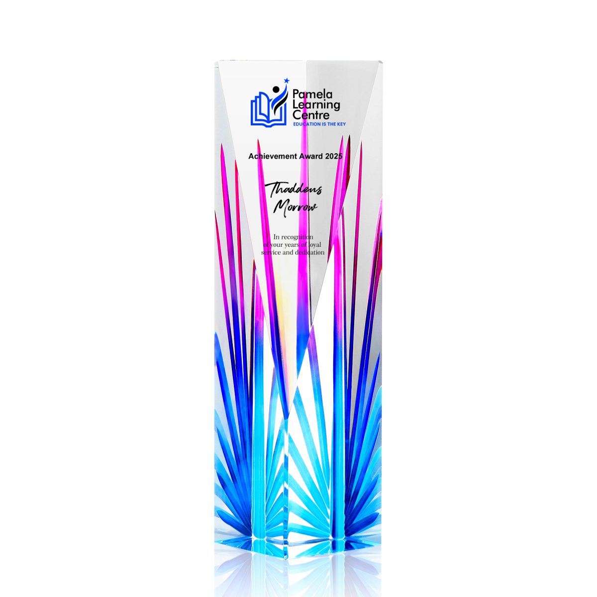 Elegant Faceted Crystal Vase
