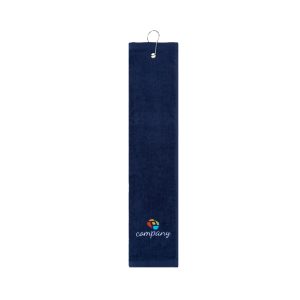 Organic Cotton Golf Towel With Carabiner