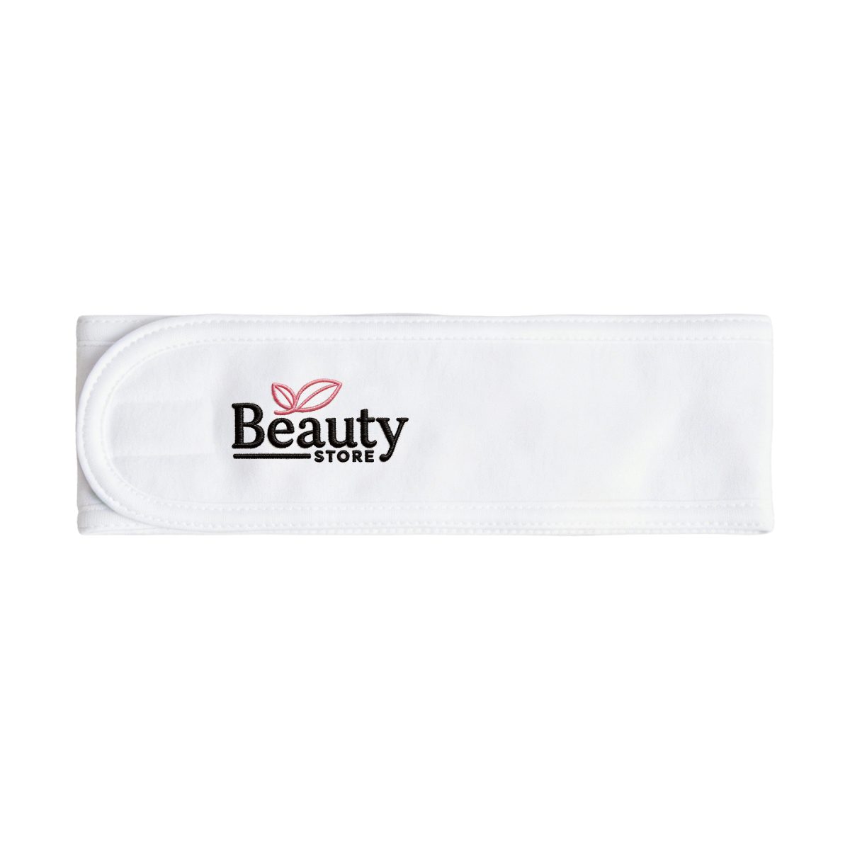 Terry Cloth Spa Headband with Hook & Loop Closure
