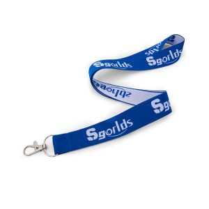 1″ Woven Lanyard W/Optional Clamp