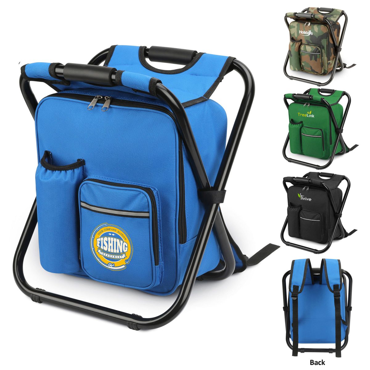 3-In-1 Portable Lightweight Folding Cooler Backpack Chair