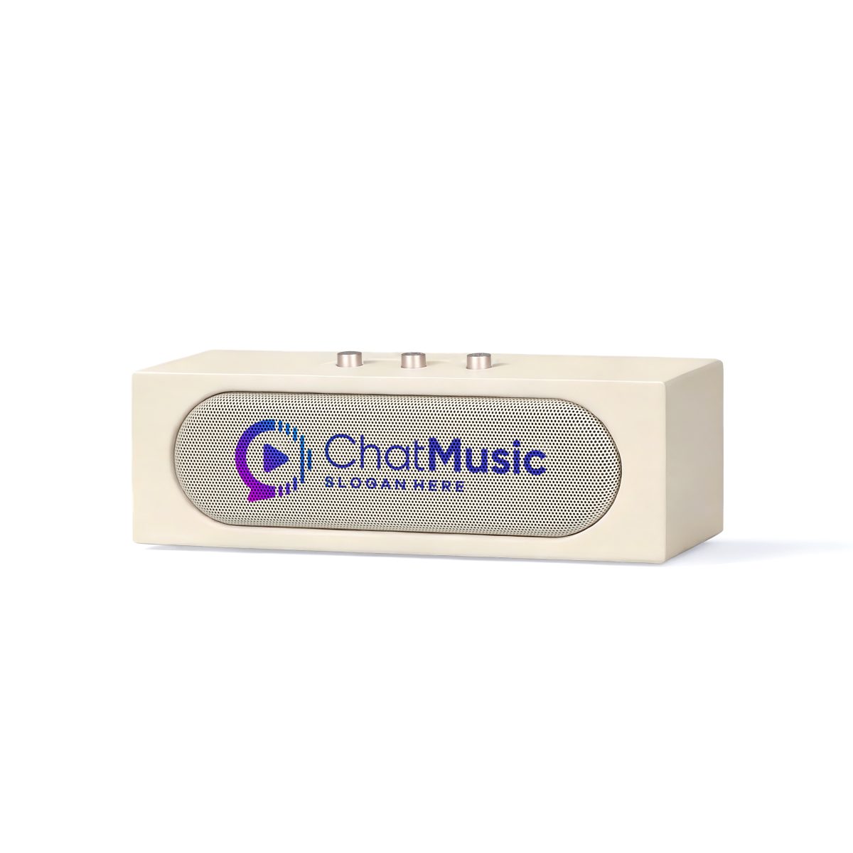 Portable Creamy Retro Soundbar Speaker
