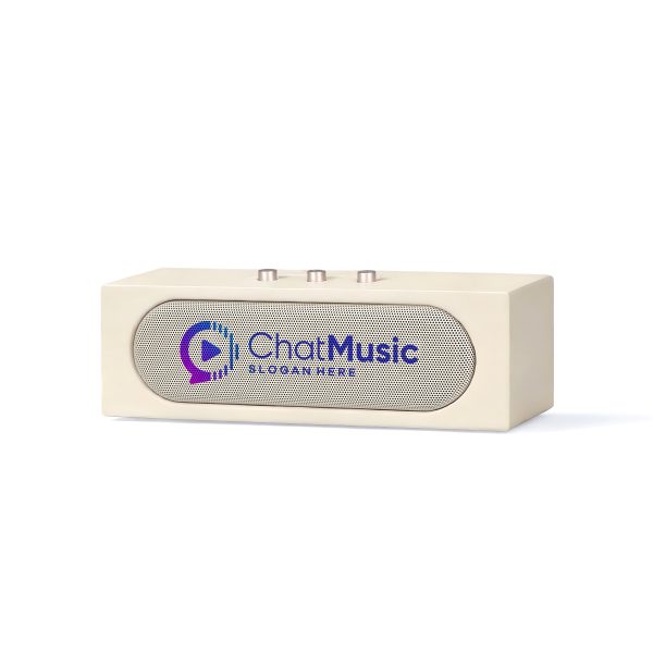 Portable Creamy Retro Soundbar Speaker