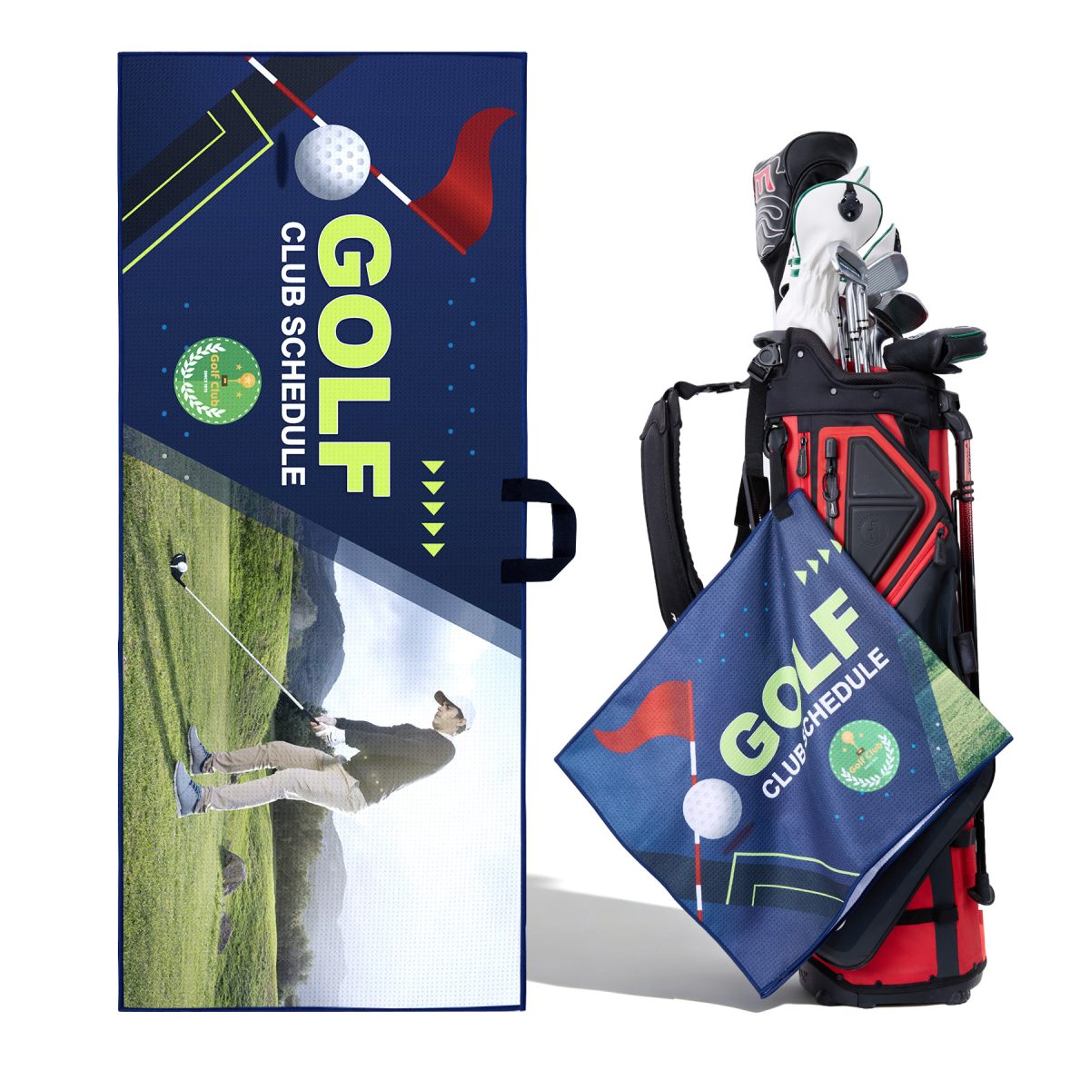 17" X 40" Waffle Full Color Sublimation Golf Towel