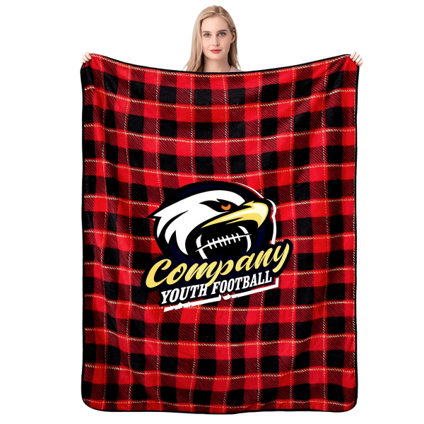 300 GSM Soft Plush Flannel Throw Sublimation Blanket 50" X 60"