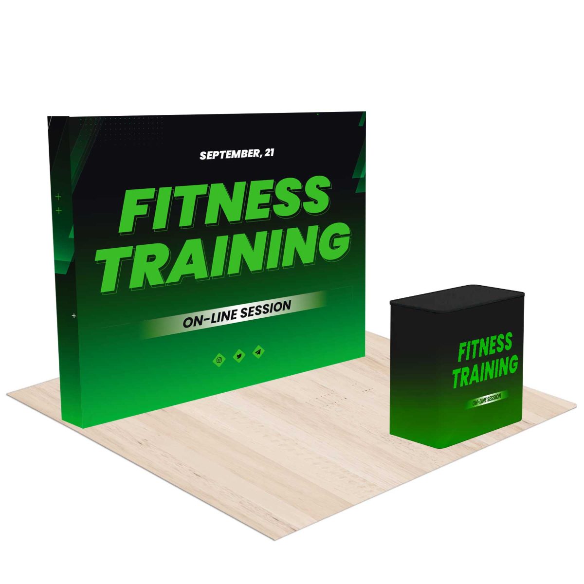 10FT Pop Up Trade Show Display Kit