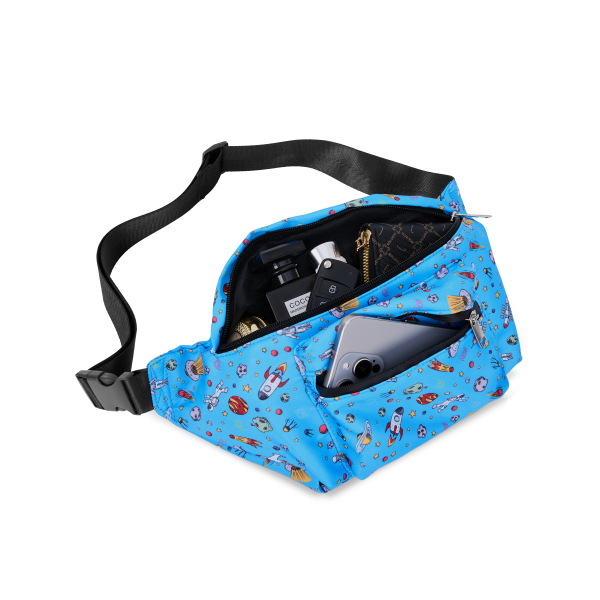 3 Zipper Pocket With Full Color Printed Fanny Pack