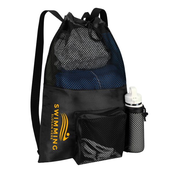 40L RPET Quick-Dry Mesh Swim & Sports Backpack