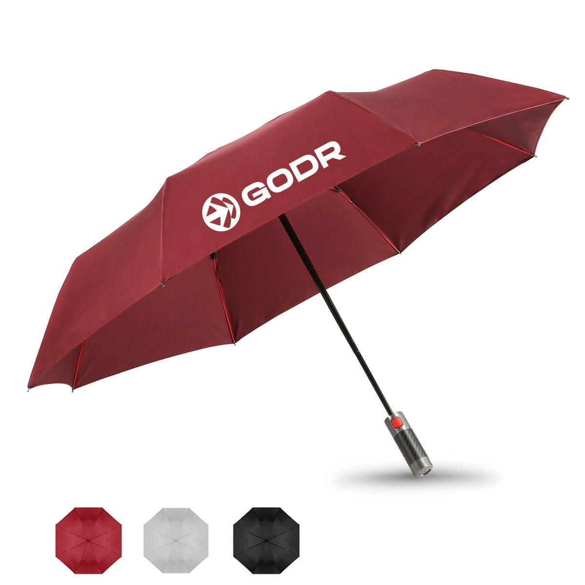 46" Arc Auto-Open Folding Umbrella