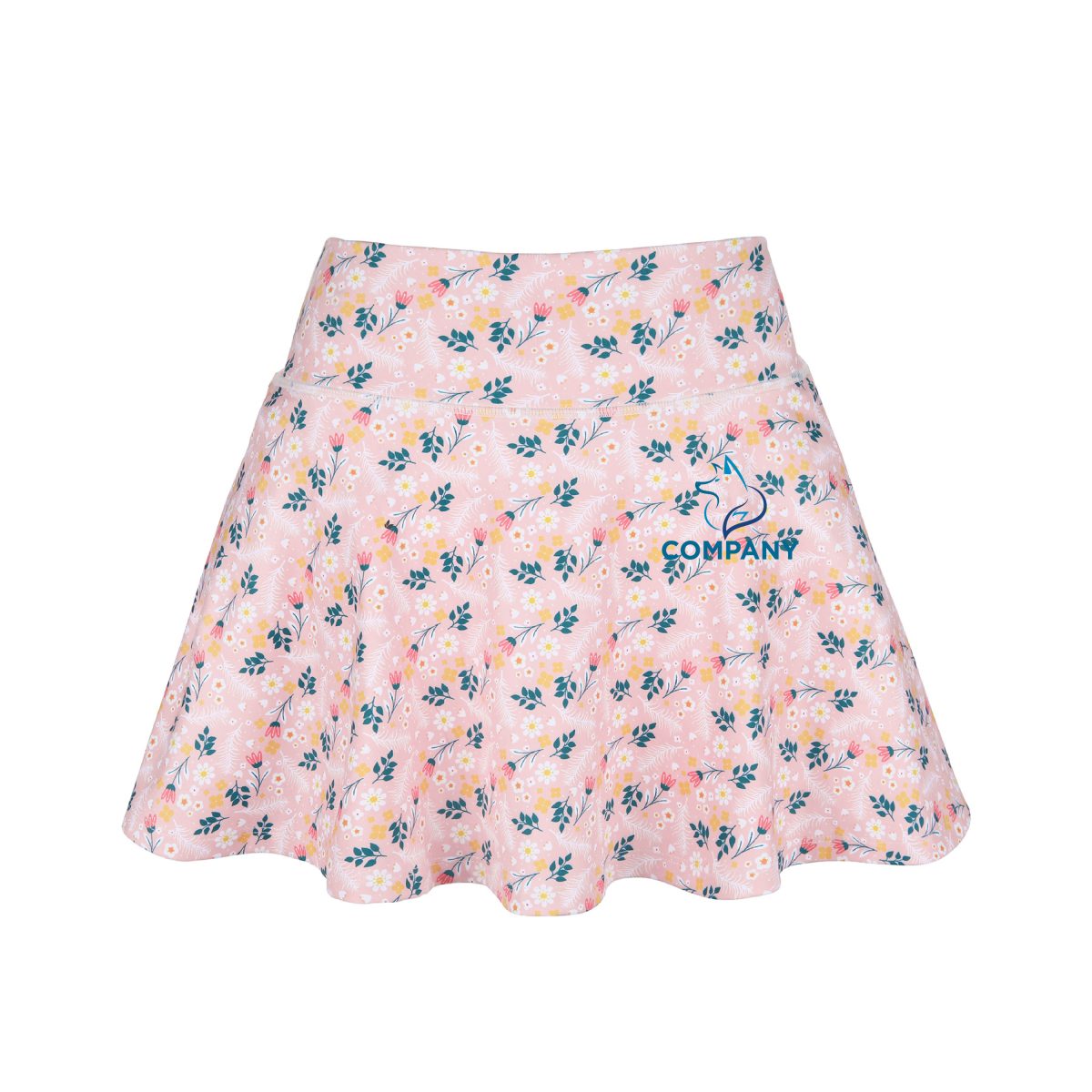 Women's High Waisted Pleated Tennis & Golf Skirt With Built-In Shorts