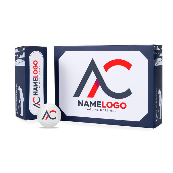 Distance Pro Golf Balls in Custom Box (Dozen)