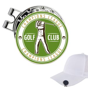 Golf Hat Clip With Magnetic Golf Ball Marker