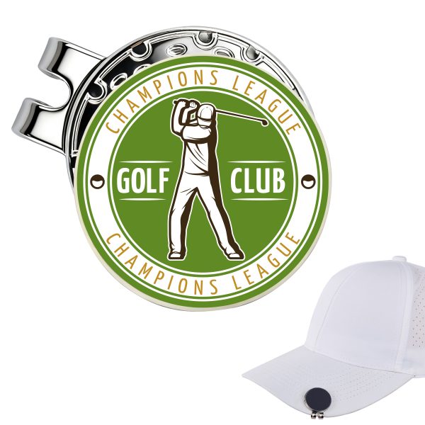 Golf Hat Clip With Magnetic Golf Ball Marker
