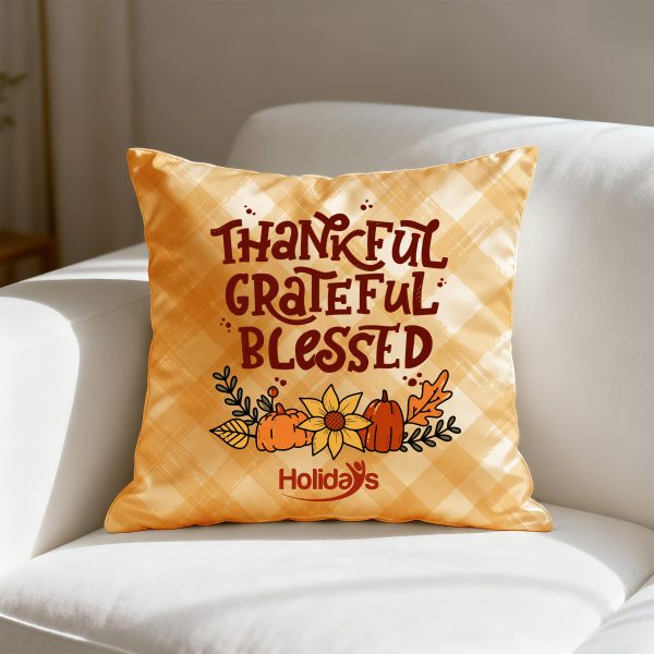 18X18 Inch Cotton Throw Pillow