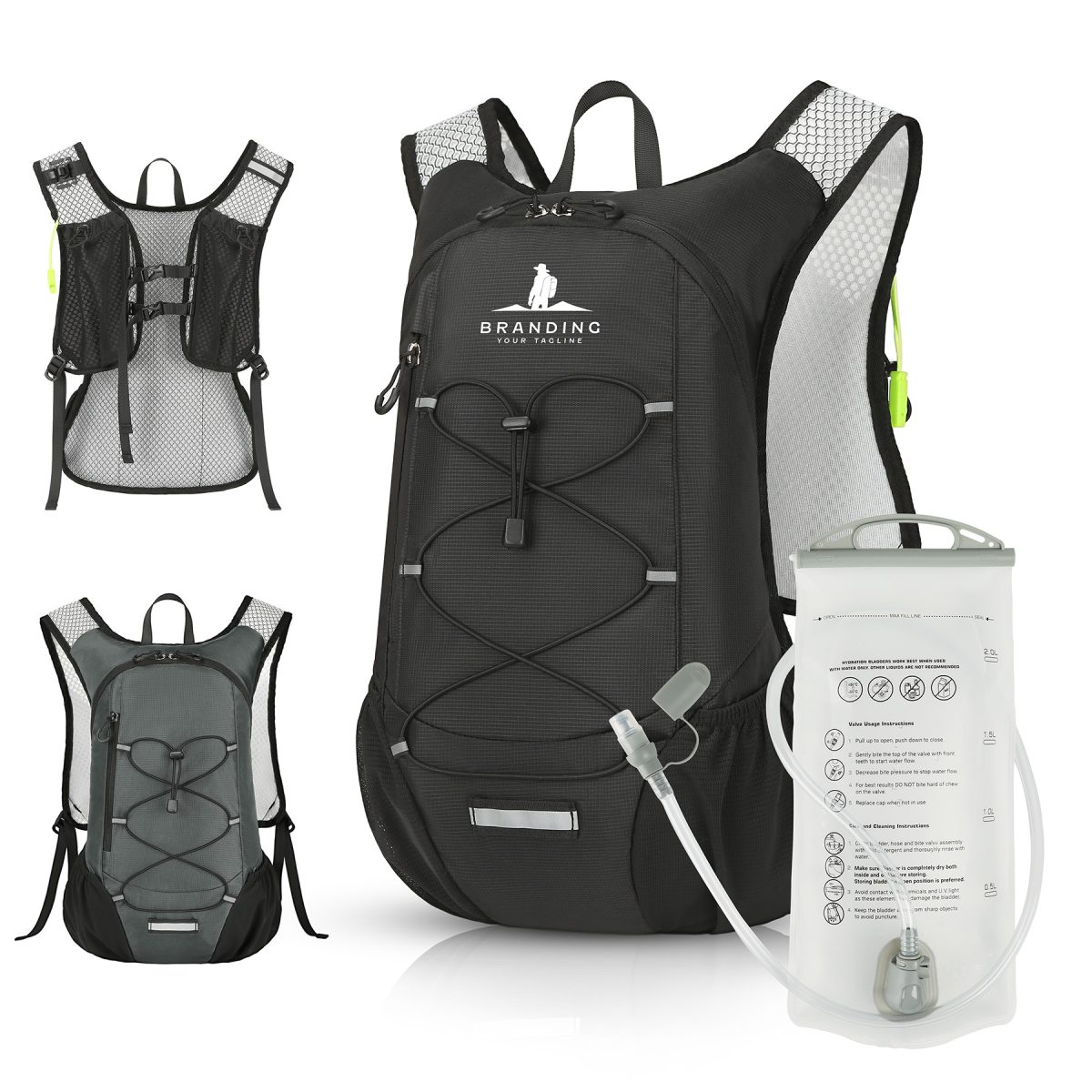 12L Lightweight Hydration Backpack For Outdoors