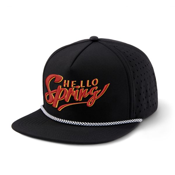 5-Panel Flat Bill Rope Cap