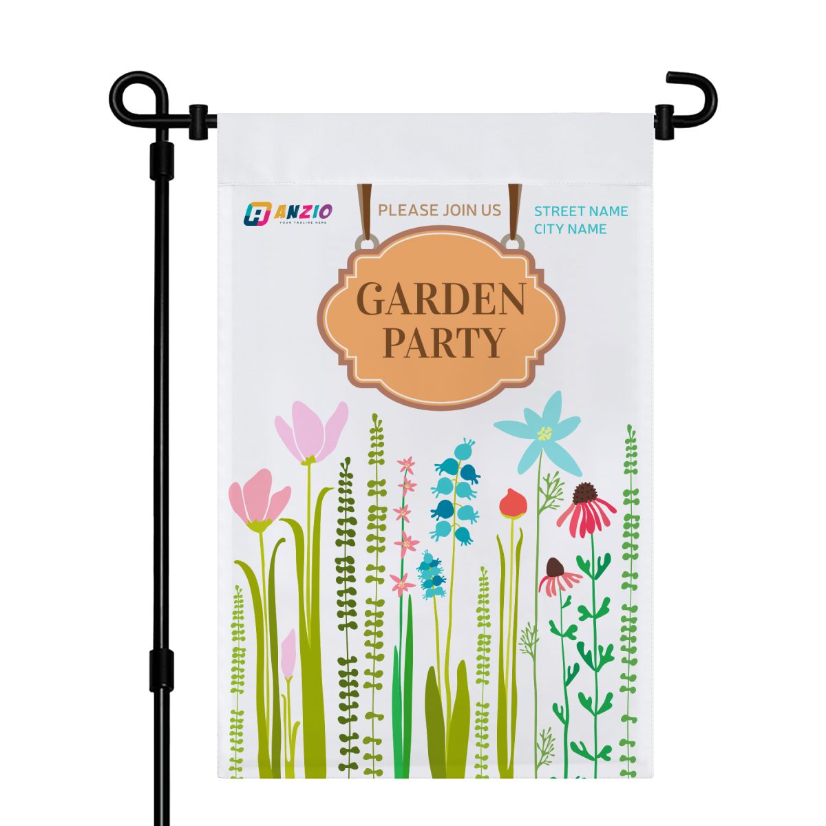 12" X 18" Custom Double-Sided Polyester Garden Flag