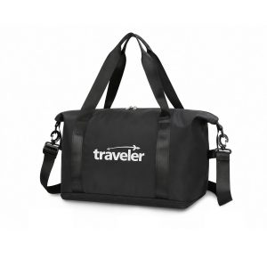 Gym Duffel Bag With Shoe Compartment
