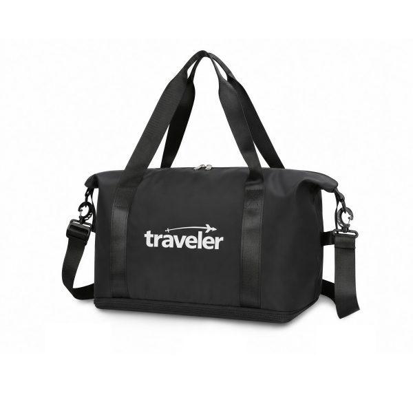 Gym Duffel Bag With Shoe Compartment
