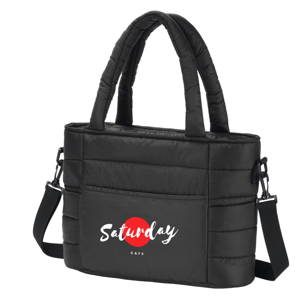 Modern Quilted Puffer Insulated Cooler Tote