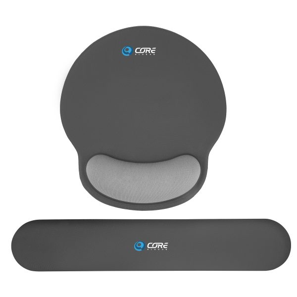 Custom Full Color Ergonomic Mouse Pad & Keyboard Wrist Rest Set