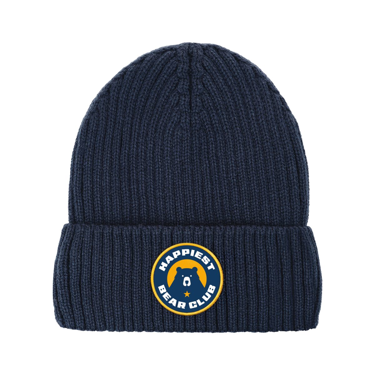 Winter Ribbed Cuffed Knit Beanie
