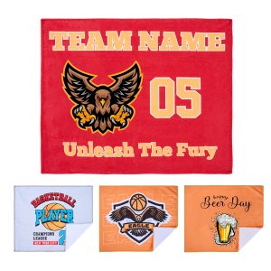 15″ X 18″ Sublimated Rally Towel – 400GSM Poly-Cotton