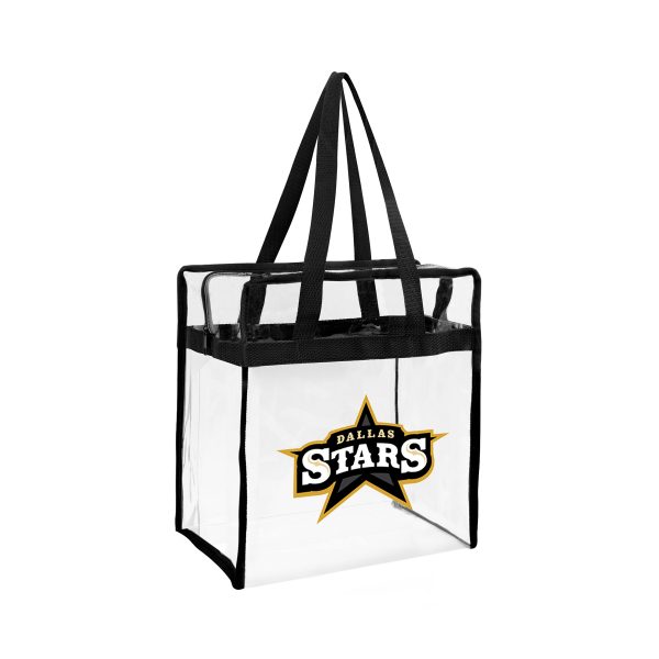 Stadium Approved Clear Zipper Tote Bag (Ocean)