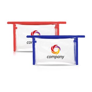 Clear Travel Security Toiletry Pouch (Ocean)