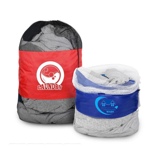 Large Capacity Mesh Laundry Bag (Ocean)
