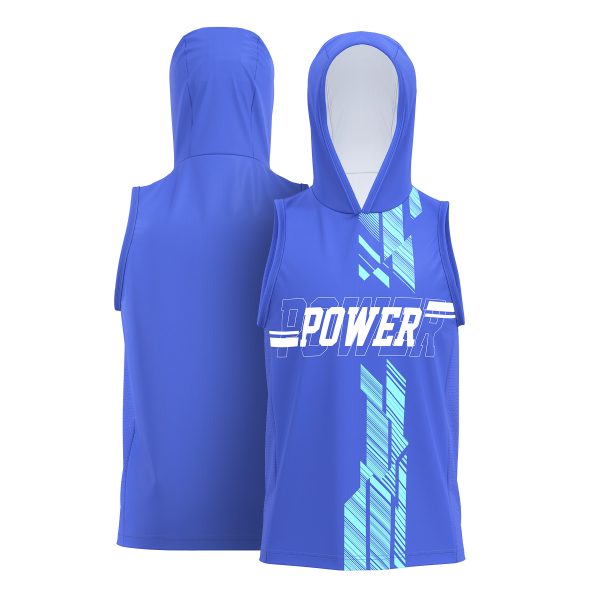 Men's 180 GSM UPF 50+ Sun Protection Sleeveless Pullover Hoodies